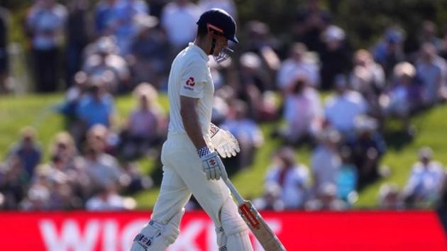 Despite having scored more than 12,000 Test runs at an average of 46.02, Alastair Cook has appeared woefully out of form since England arrived Down Under for their dual tours of Australia and New Zealand.(REUTERS)