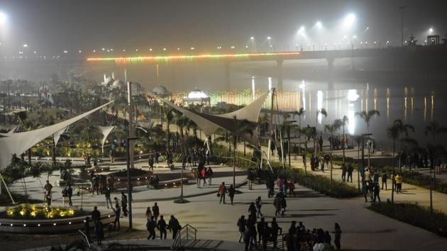 A view of the Gomti riverfront in Lucknow.(HT File Photo) A view of the Gomti riverfront in Lucknow.(HT File Photo)