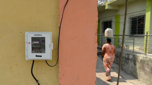 An electricity supply metering board on the wall of a house on Elephanta Island. Some locals -- including Sachin Bhagat, who wants banks and ATMs to open on Elephanta -- are already planning to offer their modest houses as homestays. “The villagers aren’t afraid of change but are embracing it,” the 34-year-old said. “We want development so that our lives will become much easier.” (Punit Paranjpe / AFP) An electricity supply metering board on the wall of a house on Elephanta Island. Some locals -- including Sachin Bhagat, who wants banks and ATMs to open on Elephanta -- are already planning to offer their modest houses as homestays. “The villagers aren’t afraid of change but are embracing it,” the 34-year-old said. “We want development so that our lives will become much easier.” (Punit Paranjpe / AFP)
