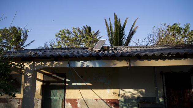 The women spent six months training in India. Returning home in October 2014, they installed more than 60 solar kits provided by Enel SpA, which operates wind turbines nearby generating power for the mainland. Two other Mexican communities now have Solar Mamas after Cachimbo. Four Comcaac women from Sonora State were trained in India last year, after another group from the Yucatan peninsula. (Yael Martinez / Bloomberg)