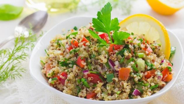 Quinoa contains twice as much fibre as other grains, and helps cut down the risk of hypertension, heart disease and diabetes.(Getty Images/iStockphoto)