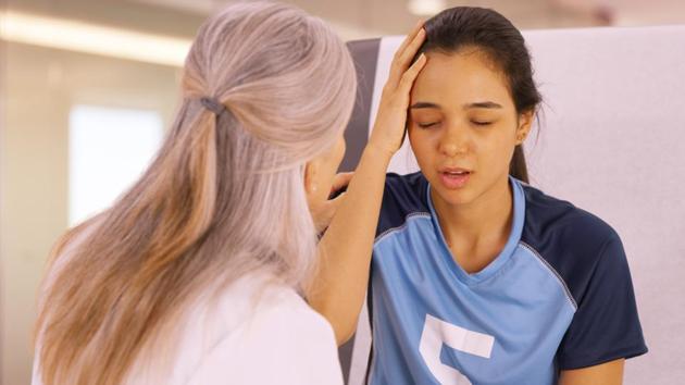 The mechanical complexity of the brain means there is no straightforward relationship between different bumps, spins and blows to the head and the likelihood of injury. (Shutterstock) The mechanical complexity of the brain means there is no straightforward relationship between different bumps, spins and blows to the head and the likelihood of injury. (Shutterstock)