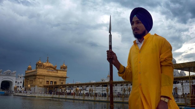 At Golden Temple In Amritsar(Sameer Sehgal/HT)