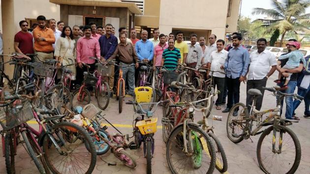 An NGO collecting old bicycles that they plan to distribute in villages in Maharashtra. A growing number of organisations are focusing on solving society’s challenging problems by working in a structured mode(Hindustan Times) An NGO collecting old bicycles that they plan to distribute in villages in Maharashtra. A growing number of organisations are focusing on solving society’s challenging problems by working in a structured mode(Hindustan Times)