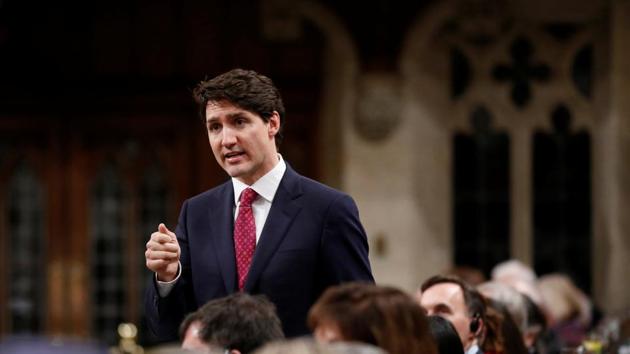 Canada's Prime Minister Justin Trudeau speaks during Question Period in the House of Commons on Parliament Hill in Ottawa, Ontario, Canada on February 28. (REUTERS) Canada's Prime Minister Justin Trudeau speaks during Question Period in the House of Commons on Parliament Hill in Ottawa, Ontario, Canada on February 28. (REUTERS)