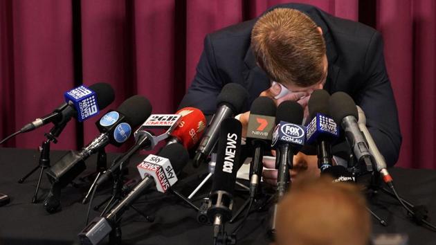 David Warner said that he is resigned to the fact that he may not play for his country again. (REUTERS)