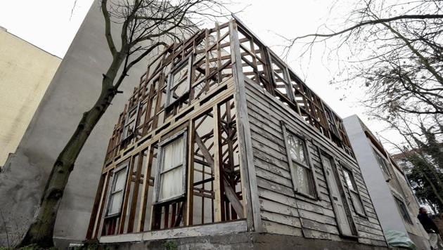 The rebuilt house of civil rights activist Rosa Parks in Berlin, Germany.(AP)