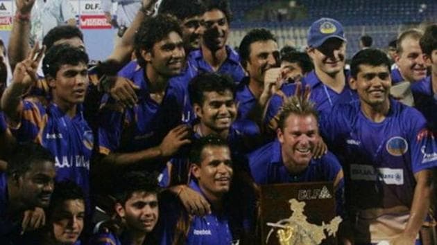 Rajasthan Royals won the inaugural season by beating Chennai Super Kings in the final. (Getty images) 