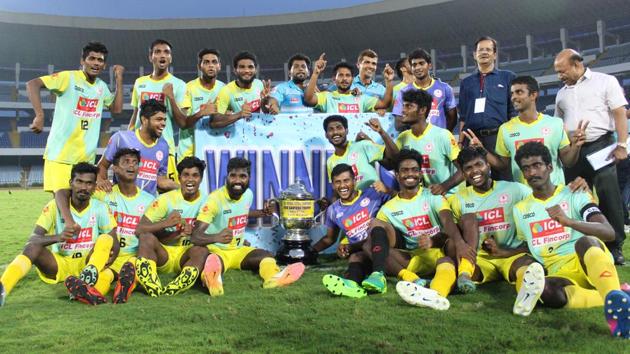 Kerala defeated Bengal in penalties to win the Santosh Trophy for the sixth time in their history.(AIFF)