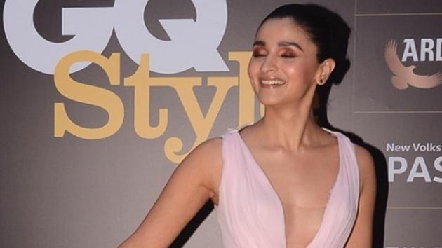 Alia Bhatt during GQ Style Awards 2018, in Mumbai.(IANS) Alia Bhatt during GQ Style Awards 2018, in Mumbai.(IANS)