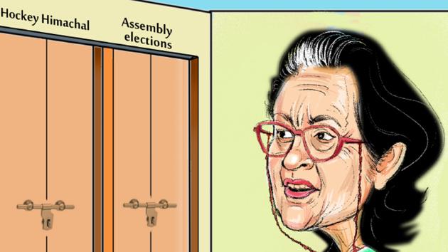 Vidya Stokes had an unceremonious exit from public life after her nomination papers got rejected during the recent state assembly elections due to a mix-up. Now, something similar has happened with her again(Illustration by Biswajit Debnath/HT)