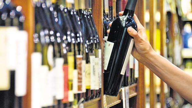 Sunday was the first day of the changeover that BJP government has put in place for the liquor trade in the state.(HT)