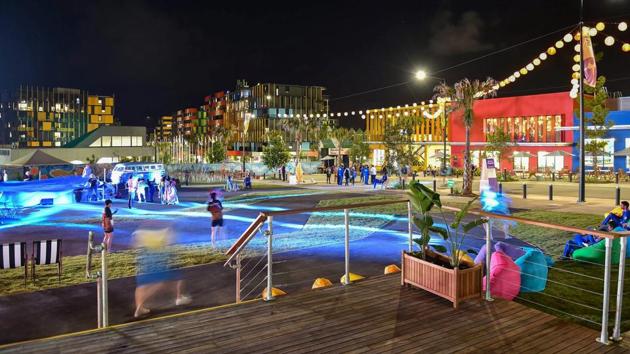 A view of Athlete's Village for the Commonwealth Games 2018 at Gold Coast in Australia on Monday. (PTI) A view of Athlete's Village for the Commonwealth Games 2018 at Gold Coast in Australia on Monday. (PTI)