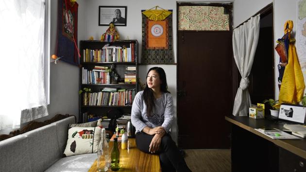 “Economically, many of the Tibetans in Tibet and across the world are doing relatively better than the Tibetans in India,” says Lobsang Yangtso, a PhD scholar at Jawaharlal Nehru University. Yangtso is now contemplating a move, possibly to the US, to pursue her post-doctoral studies. “I am not allowed to teach in Indian government-run universities here, nor work for the government. This restrict my options a lot,” she reasons. (Anushree Fadnavis / HT Photo) “Economically, many of the Tibetans in Tibet and across the world are doing relatively better than the Tibetans in India,” says Lobsang Yangtso, a PhD scholar at Jawaharlal Nehru University. Yangtso is now contemplating a move, possibly to the US, to pursue her post-doctoral studies. “I am not allowed to teach in Indian government-run universities here, nor work for the government. This restrict my options a lot,” she reasons. (Anushree Fadnavis / HT Photo)