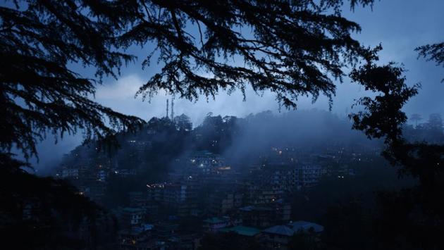 McLeodganj is seen on a misty evening from Dharamsala, Himachal Pradesh. It is now becoming increasingly apparent that McLeodganj -- the home of Dalai Lama and the Tibetan community is fast losing its Tibetans to migration. A trend, quantified by the number of friends young Tibetans have witnessed either migrating to the West or choosing to go back to Tibet. (Anushree Fadnavis / HT Photo) McLeodganj is seen on a misty evening from Dharamsala, Himachal Pradesh. It is now becoming increasingly apparent that McLeodganj -- the home of Dalai Lama and the Tibetan community is fast losing its Tibetans to migration. A trend, quantified by the number of friends young Tibetans have witnessed either migrating to the West or choosing to go back to Tibet. (Anushree Fadnavis / HT Photo)