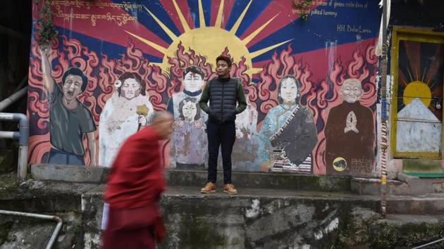 Kunsang Tenzing, 33, came to India at the age of six, after his parents put him in his grandmother’s care, post their divorce. He has never lived with his family since then; they admitted him to a boarding school and migrated to the United States soon after. Kunsang found solace in the company of six close friends made while growing up but they have all left to different countries and he plans to follow suit. (Anushree Fadnavis / HT Photo) Kunsang Tenzing, 33, came to India at the age of six, after his parents put him in his grandmother’s care, post their divorce. He has never lived with his family since then; they admitted him to a boarding school and migrated to the United States soon after. Kunsang found solace in the company of six close friends made while growing up but they have all left to different countries and he plans to follow suit. (Anushree Fadnavis / HT Photo)
