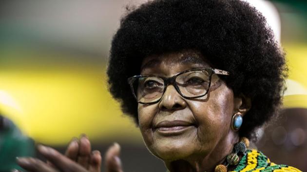 Winnie Mandela, former wife of former president Nelson Mandela, in Johannesburg during the African National Congress 54th National Conference in December, 2017.(AFP File Photo) Winnie Mandela, former wife of former president Nelson Mandela, in Johannesburg during the African National Congress 54th National Conference in December, 2017.(AFP File Photo)