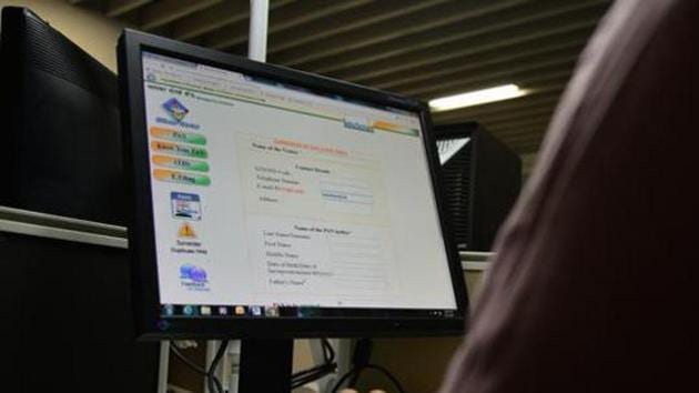 The income tax e-filing website had been modifiedin March to accept returns from those with transgender Aadhaar cards.(File photo) The income tax e-filing website had been modifiedin March to accept returns from those with transgender Aadhaar cards.(File photo)