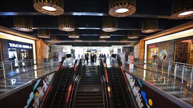 Nehru Place is home to Epicuria, Delhi’s first ‘food mall’ with high-end bars and fine-dining that attracts people from all over the city. Many stations on the newly opened sections of Pink and Magenta lines such as new Netaji Subhash Place and Kalkaji Mandir boast of sleek, sophisticated interiors: baffle ceilings with LED lights, marbled walls with artwork, granite floors and trackside panelling. (Raj K Raj / HT Photo) Nehru Place is home to Epicuria, Delhi’s first ‘food mall’ with high-end bars and fine-dining that attracts people from all over the city. Many stations on the newly opened sections of Pink and Magenta lines such as new Netaji Subhash Place and Kalkaji Mandir boast of sleek, sophisticated interiors: baffle ceilings with LED lights, marbled walls with artwork, granite floors and trackside panelling. (Raj K Raj / HT Photo)