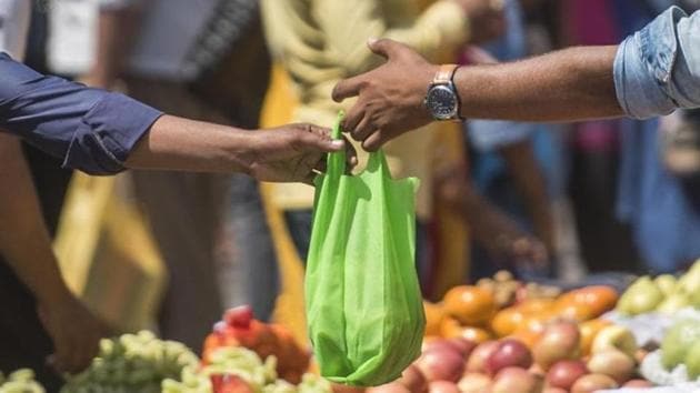 There are around 300 units in the state, which are directly involved in the manufacturing of plastic bags and one-time-use disposable plastic items banned by the government. (HT FILE) There are around 300 units in the state, which are directly involved in the manufacturing of plastic bags and one-time-use disposable plastic items banned by the government. (HT FILE)
