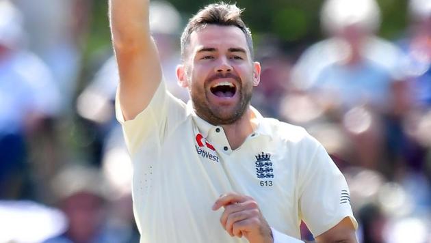 James Anderson in action during England’s second Test against New Zealand in Christchurch.(AFP)