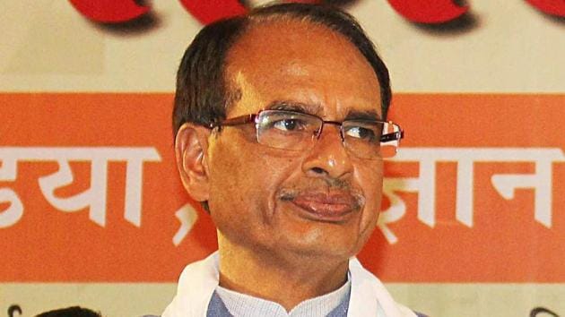 Madhya Pradesh chief minister Shivraj Singh Chouhan.(PTI Photo)