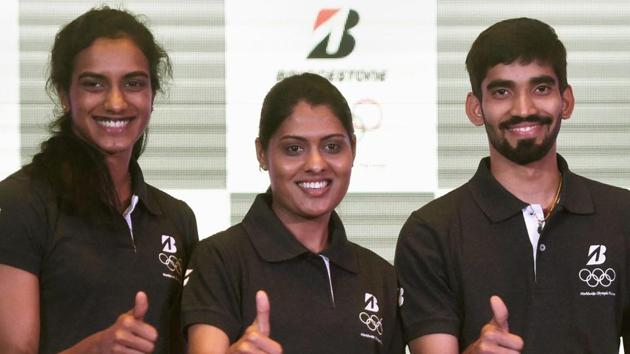 PV Sindhu (L) and Kidambi Srikanth (R) will begin their campaigns at the Gold Coast Commonwealth Games 2018 in the second round.(PTI)