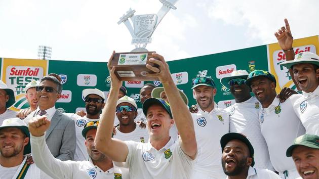 After losing the opening Test, South Africa bounced back to win the last three matches of the controversy-ridden series to win 3-1. (AFP) 