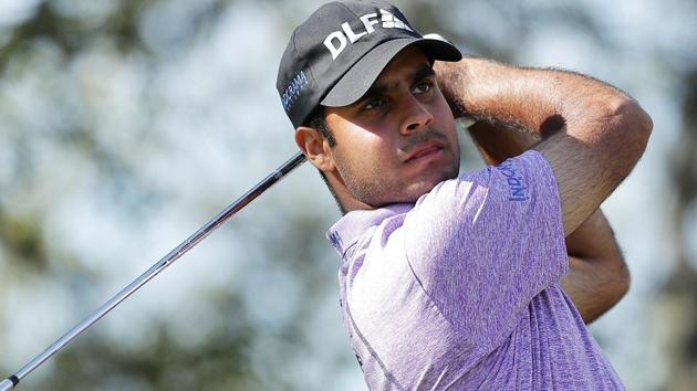 Shubhankar Sharma is enjoying a brilliant run of form and the Augusta Masters invite was a huge achievement for the golfer.(AFP)