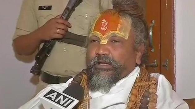 The Madhya Pradesh government accorded the minister of state status to Computer Baba and four others on Tuesday.(ANI Twitter Photo) The Madhya Pradesh government accorded the minister of state status to Computer Baba and four others on Tuesday.(ANI Twitter Photo)