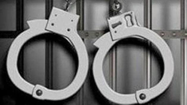Police said the three were arrested on the basis of a CCTV camera installed near the statue.