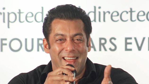 Pune: Bollywood actor Salman Khan speaks during a press conference of 'Da-Bangg The Tour Pune' in Pune on Satrday. PTI Photo (PTI3_24_2018_000107B) (PTI) Pune: Bollywood actor Salman Khan speaks during a press conference of 'Da-Bangg The Tour Pune' in Pune on Satrday. PTI Photo (PTI3_24_2018_000107B) (PTI)