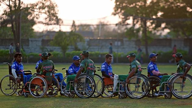 While the Bangladesh team reached their goal in 18 overs (Satyabrata Tripathy/HT Photo) 