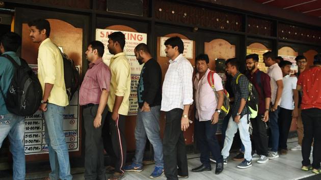 The Bombay high court said if multiplexes were prohibiting people from bringing outside food, then there should be a total prohibition on eatables.(AFP File photo) The Bombay high court said if multiplexes were prohibiting people from bringing outside food, then there should be a total prohibition on eatables.(AFP File photo)