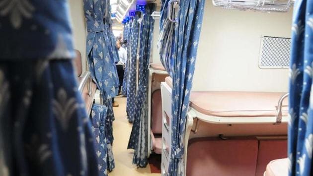 Comptroller and Auditor General, in its report tabled in Parliament, noted that the national transporter was not adhering to the time schedule fixed for washing and sanitation of linen and blankets used by passengers.(Mujeeb Faruqui/HT File Photo) Comptroller and Auditor General, in its report tabled in Parliament, noted that the national transporter was not adhering to the time schedule fixed for washing and sanitation of linen and blankets used by passengers.(Mujeeb Faruqui/HT File Photo)