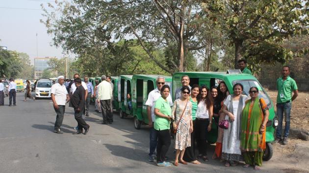 These vehicles were launched on Wednesday and they will operate on a hop-on-hop-off basis. These vehicles were launched on Wednesday and they will operate on a hop-on-hop-off basis.