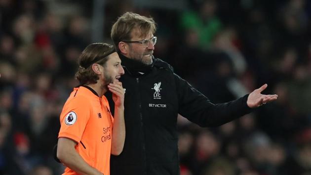 Adam Lallana suffered an injury during Liverpool’s 2-1 win over Crystal Palace in the Premier League. (Reuters) Adam Lallana suffered an injury during Liverpool’s 2-1 win over Crystal Palace in the Premier League. (Reuters)