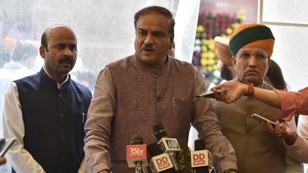 Union parliamentary affairs minister Ananth Kumar in New Delhi.(Sonu Mehta/HT Photo) Union parliamentary affairs minister Ananth Kumar in New Delhi.(Sonu Mehta/HT Photo)
