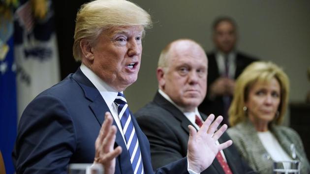 US President Donald Trump speaks in the Roosevelt Room of the White House.(AFP File Photo) US President Donald Trump speaks in the Roosevelt Room of the White House.(AFP File Photo)