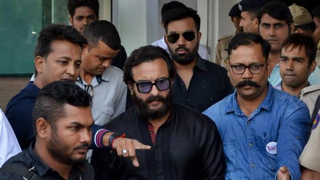 Saif Ali Khan arrives in Jodhpur for the hearing of the blackbuck case. (PTI)