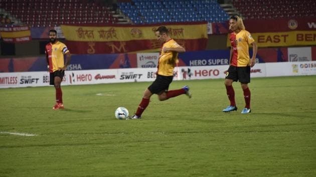 East Bengal will play Aizawl in the quarters of the Super Cup.(AIFF)
