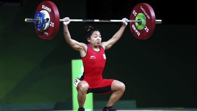 Mirabai Chanu became the first Indian to win a gold medal in the 2018 Commonwealth Games. (AP) Mirabai Chanu became the first Indian to win a gold medal in the 2018 Commonwealth Games. (AP)