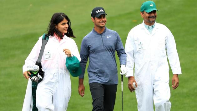 Shubhankar Sharma will be aiming to emulate Jeev Milkha Singh’s performance in the 2007 Augusta Masters when he finished tied-25th.(AFP)