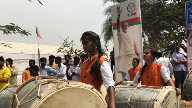 Celebrations in full swing at MMRDA grounds. (Bhushan Koyande/HT Photo)