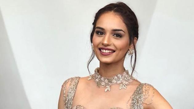 How can you look at Manushi Chhillar’s pale lehenga and not think of Mira Rajput’s similar fairy-tail look? See both below. (PTI)