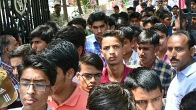 JEE Main is considered to be one of the toughest exam across the world.(HT file)
