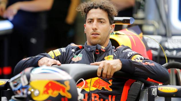 Red Bull’s Daniel Ricciardo beat Mercedes and Ferrari to set the fastest time in first practice at the Bahrain Grand Prix.(REUTERS)