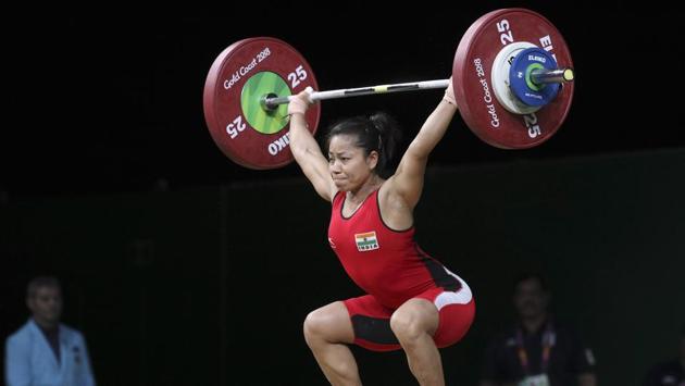 Sanjita Chanu won India’s second 2018 Commonwealth Games gold medal at Gold Coast. (REUTERS) Sanjita Chanu won India’s second 2018 Commonwealth Games gold medal at Gold Coast. (REUTERS)