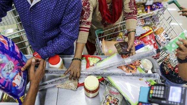 Avenue Supermarts Ltd., operating DMart chain of supermarkets, now trades at a 12-month blended forwards price-to-earning of 80.5, higher than even its own average of 70, as per data compiled by Bloomberg.(Dhiraj Singh/Bloomberg) Avenue Supermarts Ltd., operating DMart chain of supermarkets, now trades at a 12-month blended forwards price-to-earning of 80.5, higher than even its own average of 70, as per data compiled by Bloomberg.(Dhiraj Singh/Bloomberg)