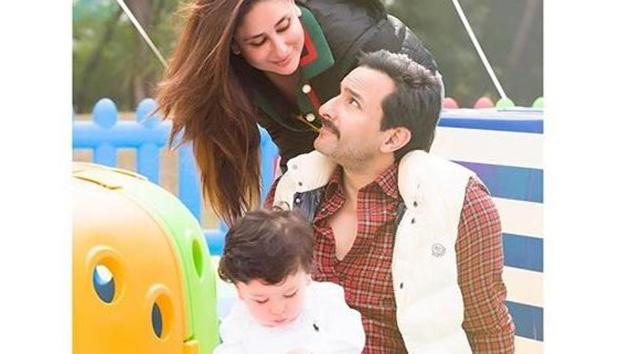 Saif Ali Khan is cherishing all moments with Kareena and Taimur.(Instagram)